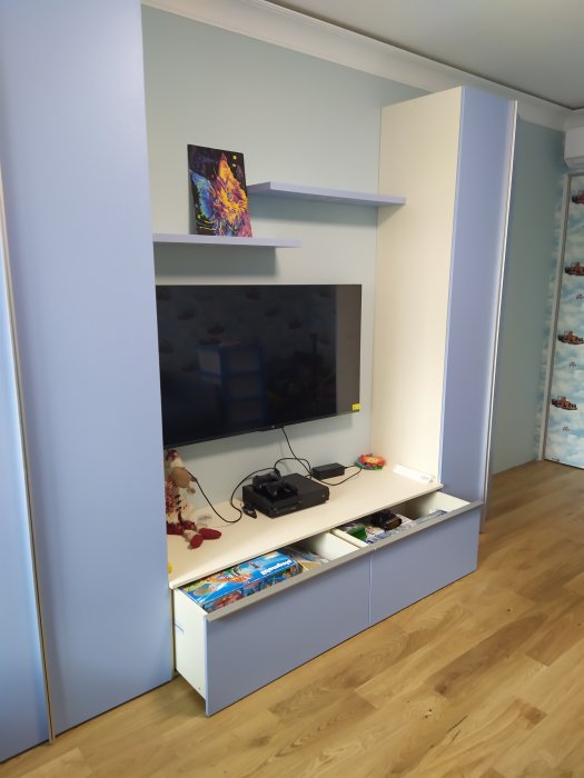 Мебель в детскую (Цвет: голубой)