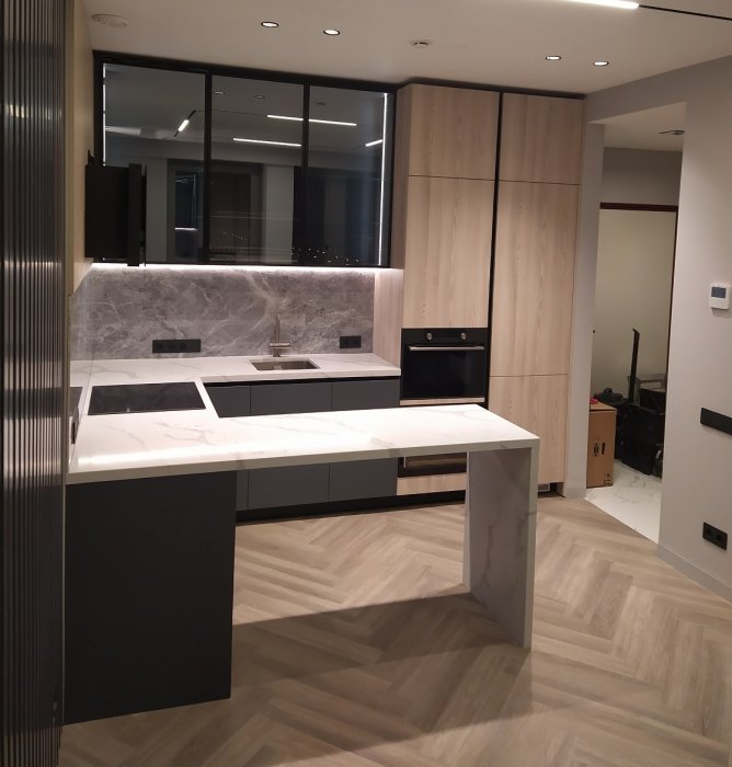 Кухня Fenix Grigio Bromo		