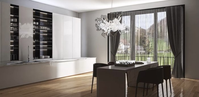 ДИЗАЙН КУХНЯ-СТОЛОВАЯ 1