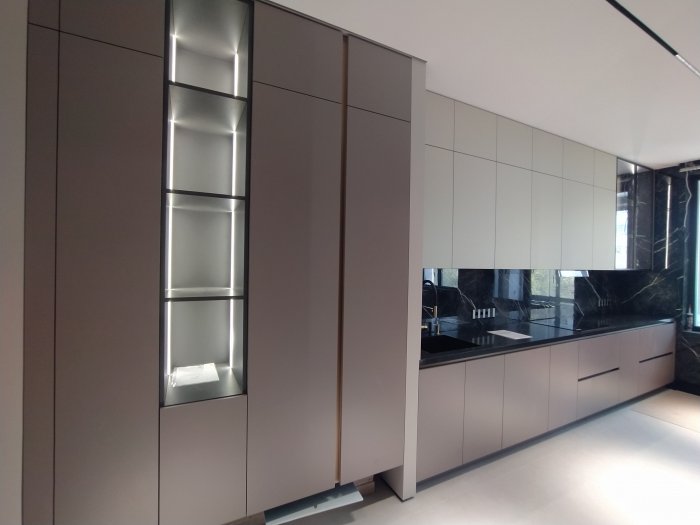 Кухня Эмаль матовая + Fenix