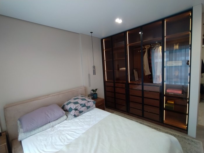 Гардеробная стекло